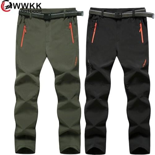 Outdoor Hiking Pants Rain Pants Men Walking Quick Dry Breathable Pant Mountaineering Travel Bike Riding Rain Waterproof Trousers