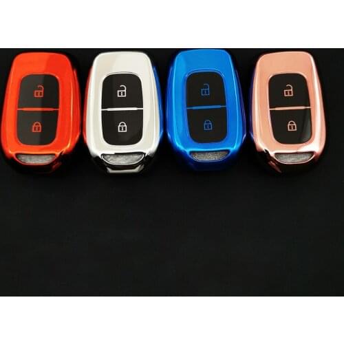 2 Button TPU Remote Key Fob Case Cover Fit For Renault Duster Logan Sandero Kwid Clio Laguna Scenic Master Captur 2016 2017