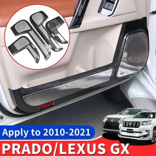 For Toyota Land Cruiser Prado 150 Fj150 Car Door Kick Protection Pad Horn Cover Protection Interior Modification Accessories