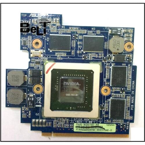 For ASUS G71G G71GX G72GX VGA Video GTX 260M GTX260M G92-751-B1 60-DDR3 1GB MXM VGA/ Video Card
