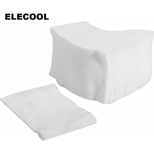 ELECOOL 100pcs Cosmetic Cotton Pads Facial Cosmetics Towels Makeup Pads Face Cleaning Soft Cotton Pads Makeup Remover Wipes