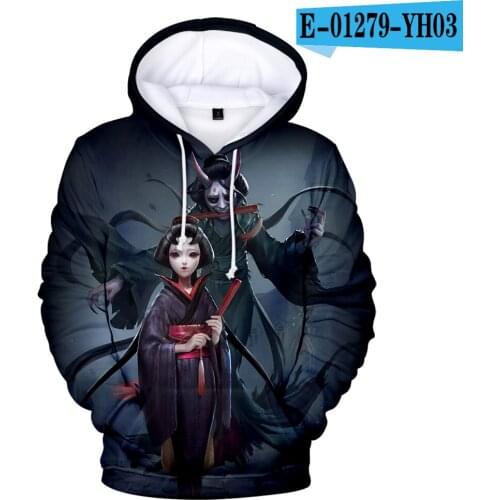 Hot Game I-dentity V Hoodies Boys/Girls I- Dentity-Exertion Games Lab Hoodie Sweatshirt Long Sleeve Teenage Clothes Tops