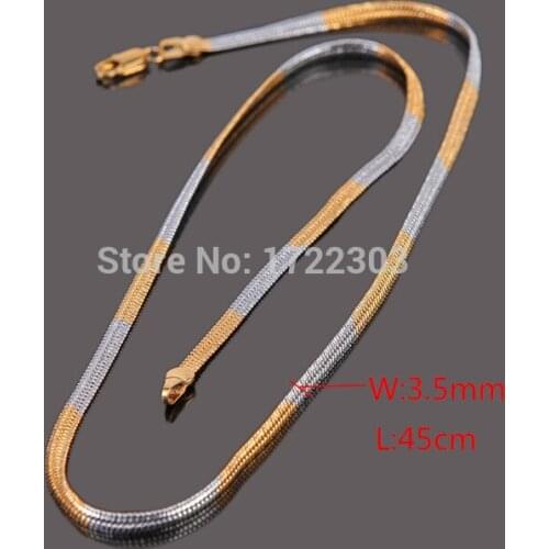 Bangrui 2017 Promotion Hot Sale India Chain Party Jewelry Female Brand Luxury Necklace Short Design Chain snake chain