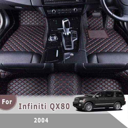 RHD Carpets For Infiniti QX80 2004 Car Floor Mats Custom Interior Accessories Covers Auto Parts Automobiles Foot Pads Pedals