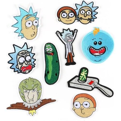 Cartoon Embroidery Cloth Sticker Anime Character Cucumber Patch DIY High-end Clothing Accessories Shoes Hat Bag Accessories