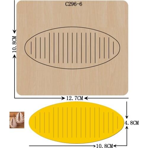 New Wooden die Scrapbooking C-296-6 Cutting Dies for common die cutting machines on the market