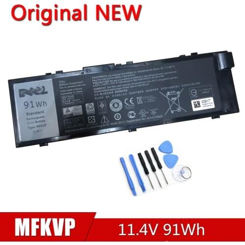 MFKVP NEW Original Laptop Battery For DELL Precision 7510 7520 7710 7720 M7710 M7510 T05W1 1G9VM GR5D3 0FNY7 M28DH 11.4V 91Wh