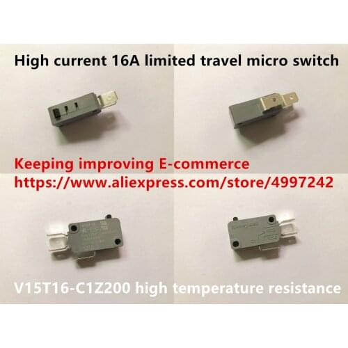 Original new 100% high current 16A limited travel micro switch V15T16-C1Z200 high temperature resistance