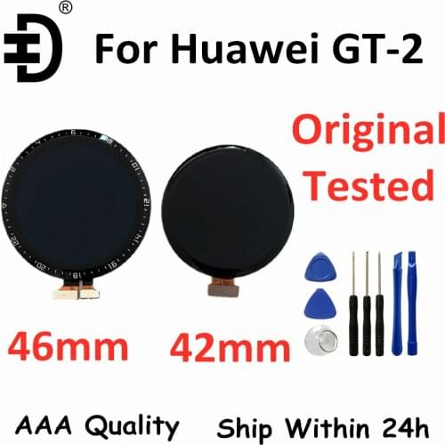 Original Screen For Huawei Watch GT 2 LTN-B19 DAN-B19 LCD Display Touch Panel Digitizer Display For Huawei Watch GT2 46MM 42MM