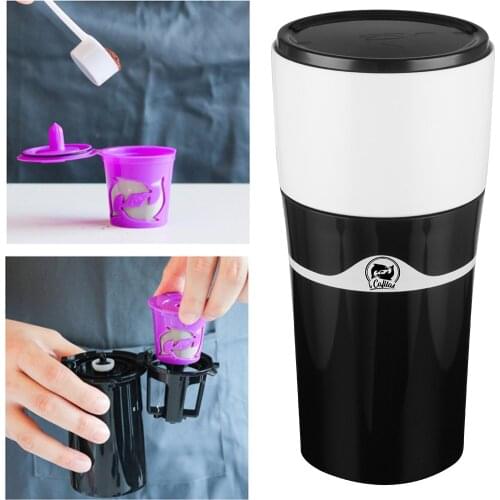 Portable Drip Coffee Maker Travel Mug Mini Espresso Maker Single Serve Small