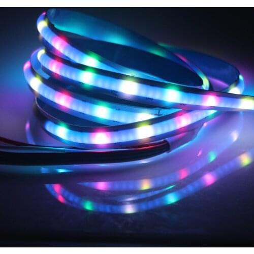5V COB LED Strip Light 332LEDs WS2812B ws2812 IC RGB FOB Dream Color 1/2m rainbow Digital Flexible Individual Addressable Lights