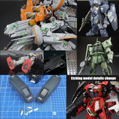 U-STAR Universal Model Metal engraving Etching model details change