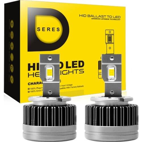 1Set D1S D2S D3S D4S D2R D5S D8S Car LED Headlight CanBus No Error HID Auto Bulb to 6000K White 35W LED Lamp Conversion Kit