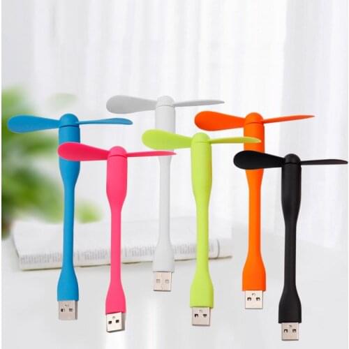 1pc Portable Mini USB Fan Micro Fans Flexible Summer Gadget For Tablet Power Bank Laptops Small gifts for people at parties