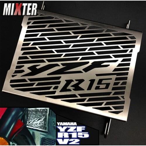 Motorcycle Accessories Stainless Steel Radiator Grille Guard Protection Cover Radiator Cover For YZF R15 V2 2014-2017 YZF-R15