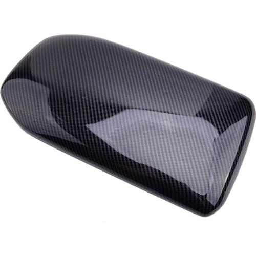 Car ABS Carbon Fiber Style Interior Armrest Box Cover Trim Panel Decoration Fit for Toyota RAV4 2019 2020 Accessories