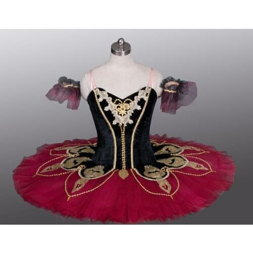 Free Shipping Adult Velour Bodies Classical Ballet Tutus Dance Tutu Ballet Professional For Sale Ballet Pancake Skirts AT1130B