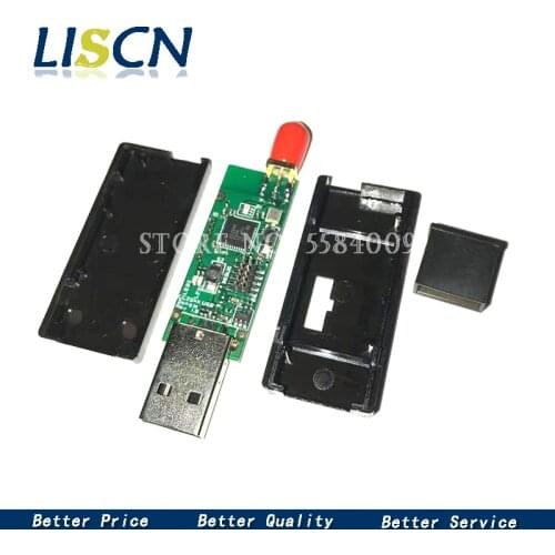 Black shell of Wireless Zigbee CC2531 CC2540 Sniffer Board Packet Protocol Analyzer USB Interface Dongle Capture Packet Module