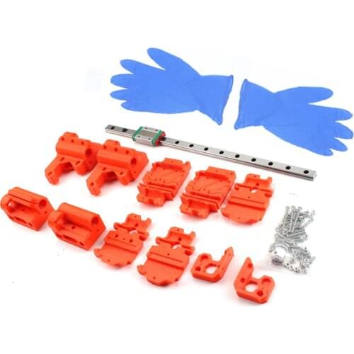 For Prusa MK3 MK3S X-Axis MGN12H Linear Rail Guide Upgrade Kit Prusa i3 MK3 Linear Rail Mod