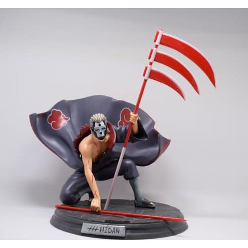 25CM Hidan Action Naruto Figure Model Toys Akastuki Member Hidan Gk Statue Face-changing Display Ornament Gift Doll Anime Naruto