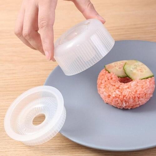 Donut-shaped DIY Sushi Mold Rice Ball Food Press Rice Ball Mold Bento Press Sushi Maker Forming Machine Kitchen Bento Accessorie