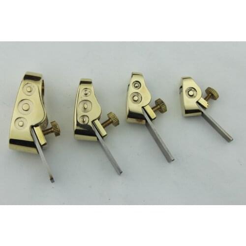 Violin/Cello maker tools, 4pcs various size Mini Brass planes woodworking planes