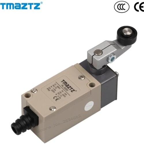 Limit switch AC DC NO NC stainless steel wheel roller arm self reset travel switch IP65 waterproof HL-5000 high quality