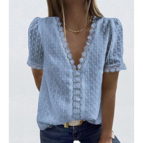 Lovely Ran Women's Shirts With Embroidery