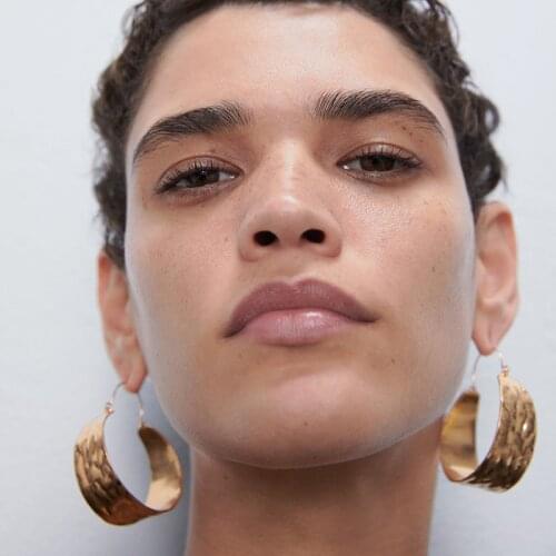 YANGLIUJIA Retro U-shaped Metal Earrings European And American Style Personality, Fashion Earrings Ms Jewelry Birthday Gift