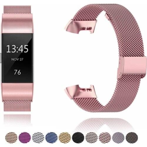 Metal Fitbit Charge 3 4 SE Band Strap For Fitbit Charge 2 Band Accessories Bracelet Milanese Strap For Smart Fitbit Wacthband
