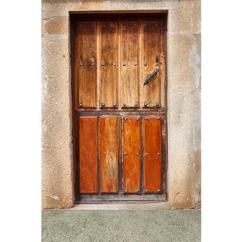 Nostalgia Wooden Door Photography Backdrop Customized Background for Portrait Children Baby Pets Toy Photophone Photo Studio