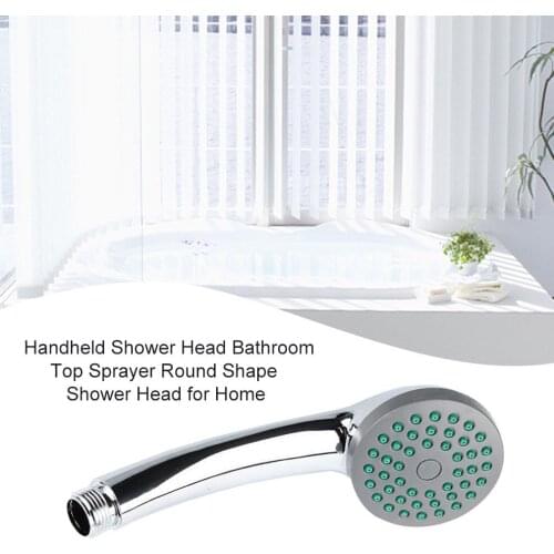 New Portable Single Function Gypsophila Handheld Shower Head Practical Bathroom Top Sprayer Home Supply Round Shower Head
