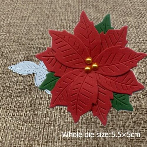 New Design Craft Metal Cutting Dies cut die Overlapping flower leaves Scrapbooking Album DIY Paper Card Craft Embossing Die Cuts