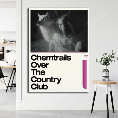 Lana Del Rey Print, Canvas Print Poster, Chemtrails, Shirt, Necklace, Candle, Merch, Vinyl, , Jewelry, Home Decor, Born To Die