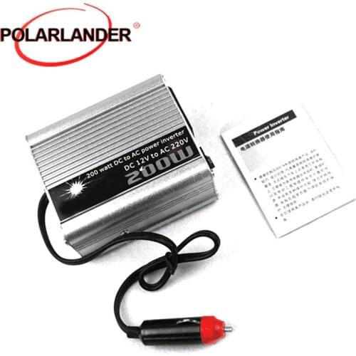 DC 12V to AC 220V Inverter Modified Sine Wave Converter car styling 200W transformer Vehicle Power Supply