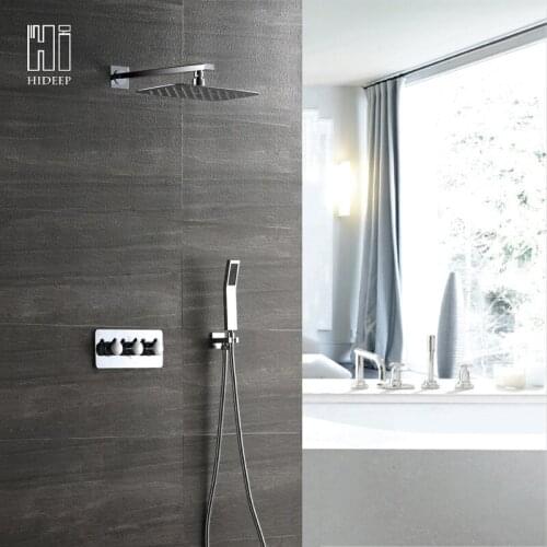 Dark Flower Sprinkler Hot And Cold Two Function 200*300 Shower Top Spraying Decoration Sprinkle Suit Hi05011b