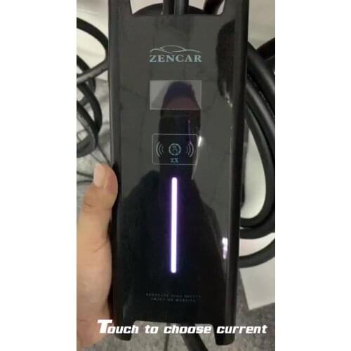 Level 2 charger 32A 7KW i3 charger Type 2 best plug in ev charging station with blue cee plug