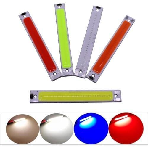 1PCS 60x8mm 6008 COB LED Bulb 3W Light Warm Cold White Blue Red LED COB Strip Bulb DC 3V 6V Chip for DIY Work Bicycle Lighting