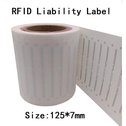 100pcs ISO18000-6C UHF RFID Passive Library Label Adhesive Sticker Tag for Book Management