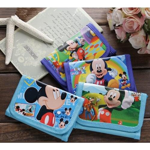 12PCS Kids Happy Birthday Party Gift Disney Purse Cartoon Mickey Mouse Bag Cute Giveaway Souvenir