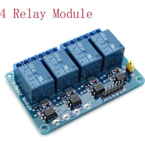 5V 12V 4-Channel Relay Module Shield for Uno ARM PIC AVR DSP Electronic 5V 12V 4 Channel Relay.4 Road 5V 12V Relay Module