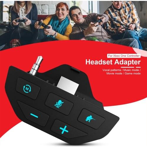 For Xbox One X/S Stereo Headset Adapter Controller Audio Adapters Headphone Converter For Microsoft Xbox One Wireless Gamepad