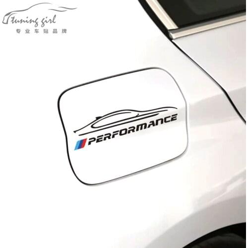Car Stickers Performance Funny Creative Decoration Decals For BMW Fuel Tank Tap Auto Tuning Styling D10