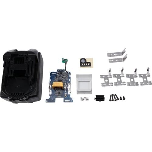 Li-Ion Battery Case Charging Protection Circuit Board Label Box for Makita 18V BL1830 BL1815 1860 LED Battery Indicator