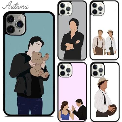 Damon Salvatore The Vampire Diaries Phone Case for iPhone 11 12 Pro Max mini X XR XS SE 2020 5 6 7 8 Plus Galaxy S8 S9 S10 Cover