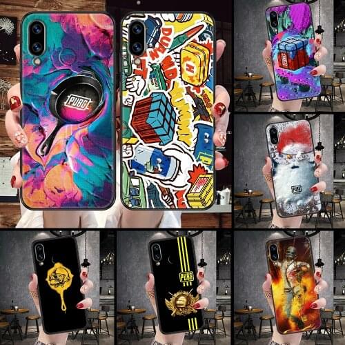 PUBG Game Phone Case For Huawei Honor 6A 7A 7C 8A 8X 8 9 9X 10 10i 20 Lite Pro black silicone cell cover pretty bumper trend