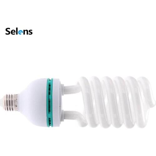 150W 5500K E27 220V High Bright Photography Daylight Fluorescent Lighting Bulbs For Softbox Photographic Photo Studio