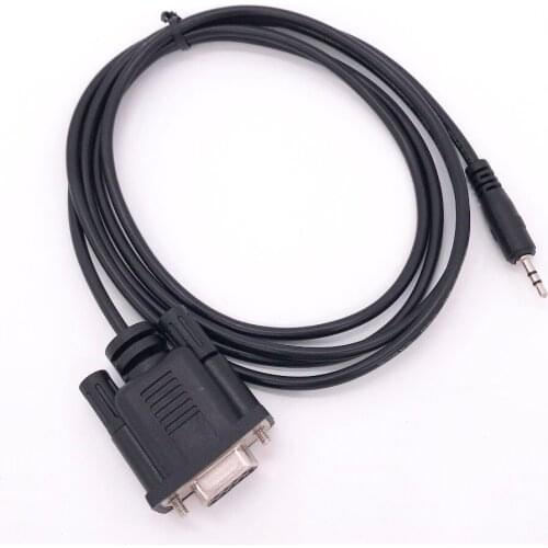 DB9#2 RS232 DB9 Female to Stereo 2.5mm Plug Cable gluco Meter Radio Programming Cable DB9#3 2.5mm 3P Male Jack