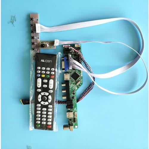 Kit for B101AW06 V0/V1/V4 1024x600 Screen Audio 40pin Controller Doard LCD VGA Remote HDMI Panel LED LVDS AV TV USB Display
