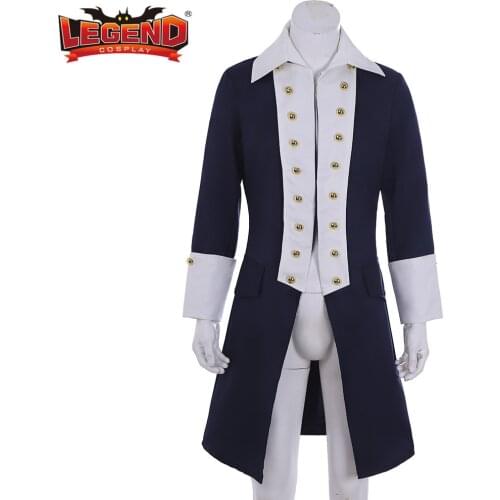 Cosplay legend Alexander Hamilton Cosplay Jacket Adult George Washington Thomas Jefferson James Madison Costume WH001